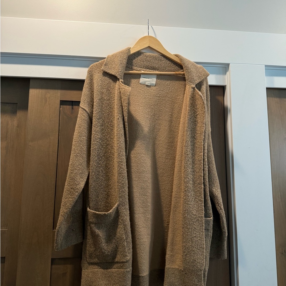 Thread & Supply Tan Knit Cardigan
